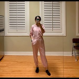 Lightweight pink romper